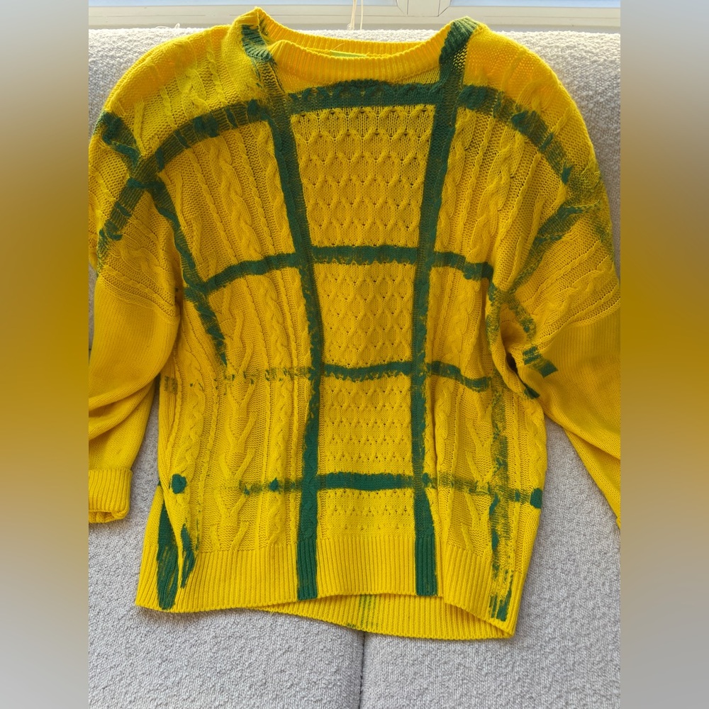 Oversized yellow/green sweater